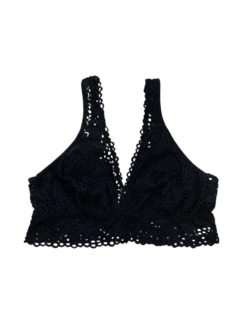 Aerie Black Lace Bralette Medium